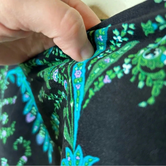 Briggs New York Long Paisley Skirt Size 14 - Picture 7 of 9